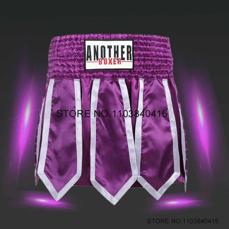 Boxing Shorts Muay Thai Shorts for Men Women Kids MMA Martial Arts Grappling Training Clothes Satin Fight Kickboxing Pants mma shorts