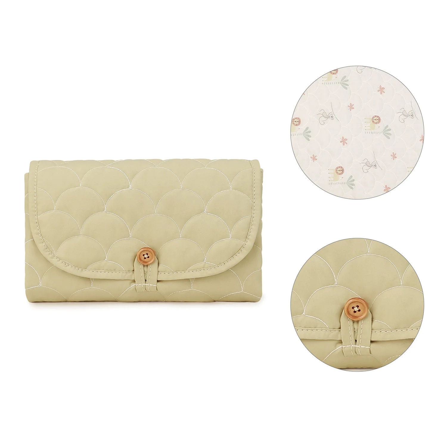 Foldable Baby Diaper Changing Pad Waterproof Newborn Diaper Pad Portable Toddler Changing Table Polyester Baby Sheet