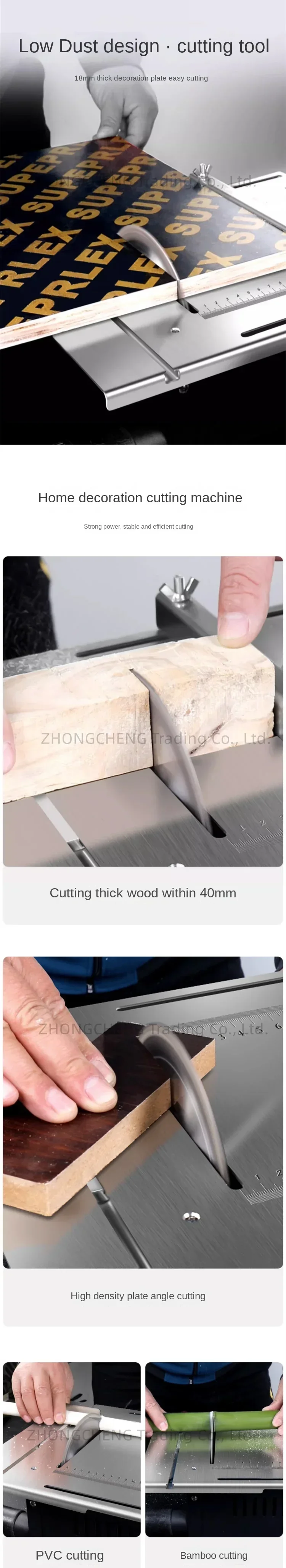 220V New High-power Woodworking Decoration Table Saw Mini Mini Small Household P