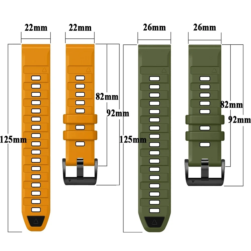 Premium Silicone Bracelet Band for Smartwatches - Versatile & Durable Strap