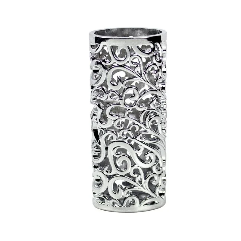 Metal Lighter Sleeve Cover Holder for BIC J6 Unique Gift for Smokers with Retro Hollow Out Design 5
