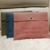 100Pack Thickened Non-woven Fabric Bag With Hidden Button Large Capacity T-shirt Packaging Clothing Store Special Gift Bag 2