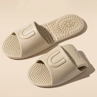 2025 New Ultra Light Non Slip Beach Slippers for Women Soft Sole Massage Home Slides Woman Portable Folding Outdoor Flip Flops 1