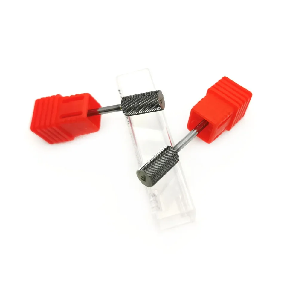 HYTOOS F 대형 배럴 카바이드 비트 네일용 로터리 밀링 커터 매니큐어 전동 드릴 비트 액세서리 젤 제거 도구