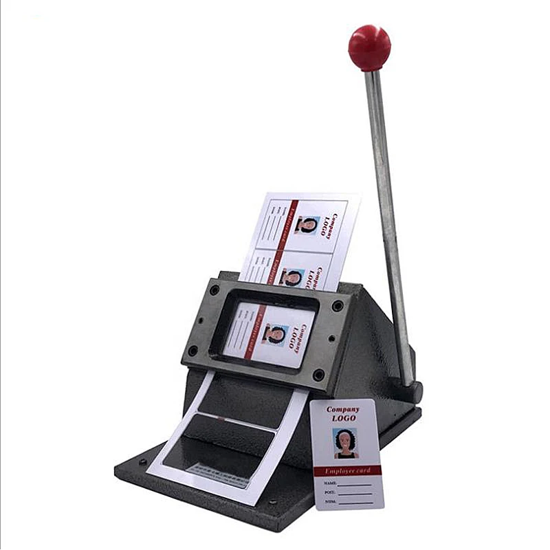 

86X54mm ID Business Card Name Cutter Die Cutting Machine PVC Plastic pvc card die cutter