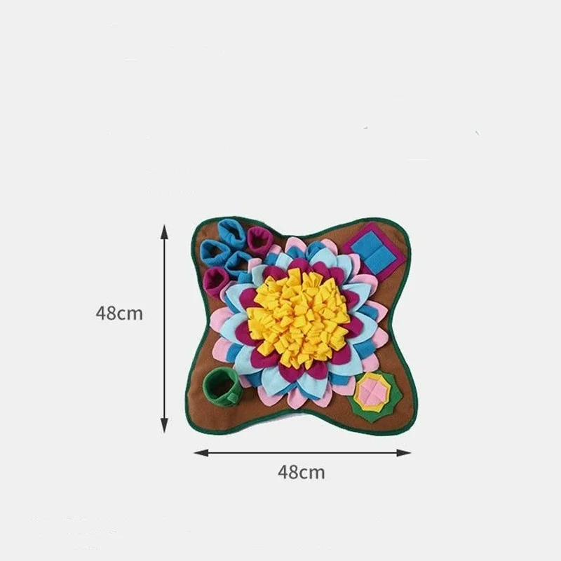 Find a snack in your pet's den Training Sniff pads Slow food pads Anti-choking and hide food training dogs and cats to sniff MAT