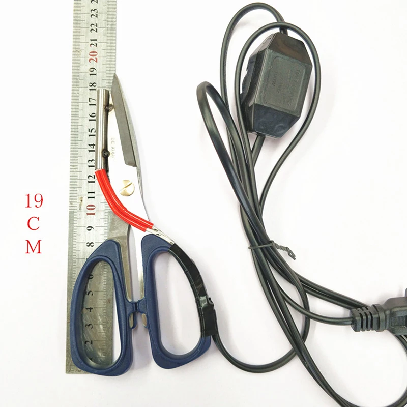 1pc Electric Heating tailor scissors Power hot shears knife heated pen working indicator for cloth cutting 3