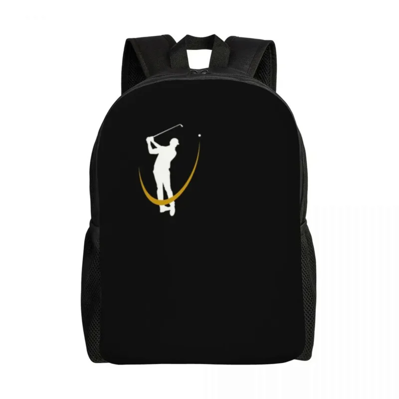 

3D Printing Golf Golfer Backpack for Boys Girls Golfing Sport College School Travel Bags Men Women Bookbag Fits 15 Inch Laptop