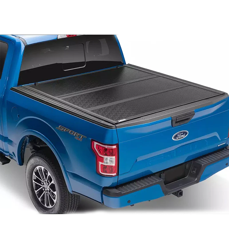 

Diroan Factory Car accessories hard tri fold tonneau cover bed for hilux ranger triton L200 navara np300 4x4