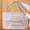 Three-layer Drying Net Anti-mosquito Drying Fish Net Strong and Durable Dry Goods Net Drying Salted Fish Artifact 3