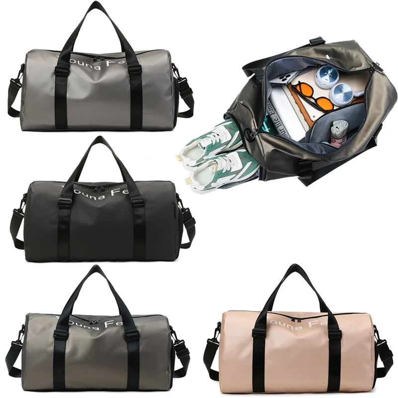 

Вместительная спортивная сумка для фитнеса и йоги, сухая и влажная сумка для хранения, сумки для тренировок для мужчин и женщин, сумка для путешествий и походов