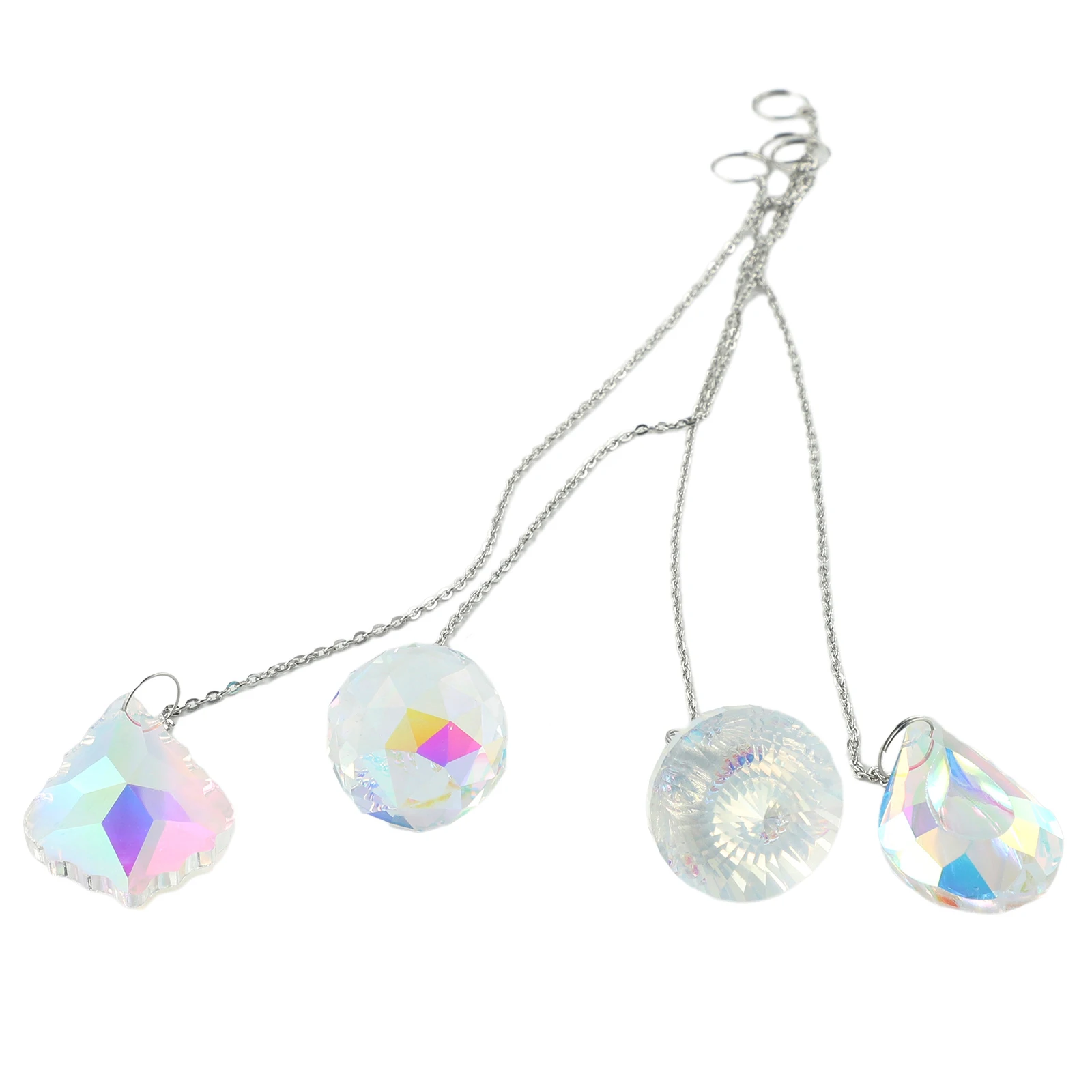 

Цепочка для потолочного вентилятора Rainbow Maker Crystal, 4 шт. ярких кристаллических цепи AB, прочная и простая установка