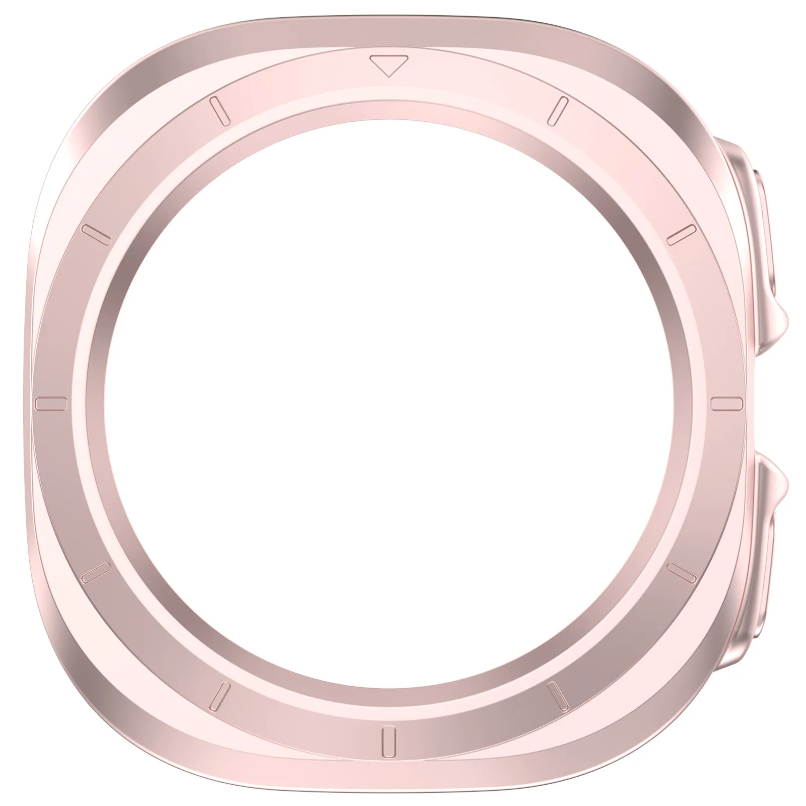 Protective Hollow Shell Case for Samsung Watch Ultra 2 - Durable PC Material Cover with Decorative Design