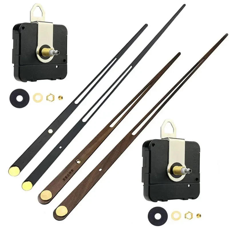 DIY Minimalist Home Decoration High Torque Clock Movement Wall Clock with Walnut Clock Needles Home Clock Accessories