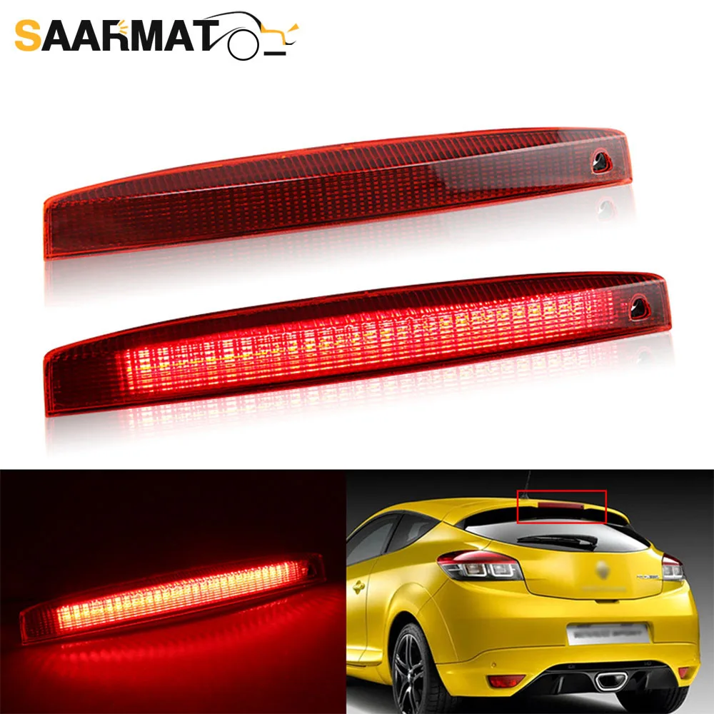 Feu Stop Arrière LED Pour Renault Mégane MK II - Numéro OEM 8200175538 - Haute Visibilité, Anti-corrosion