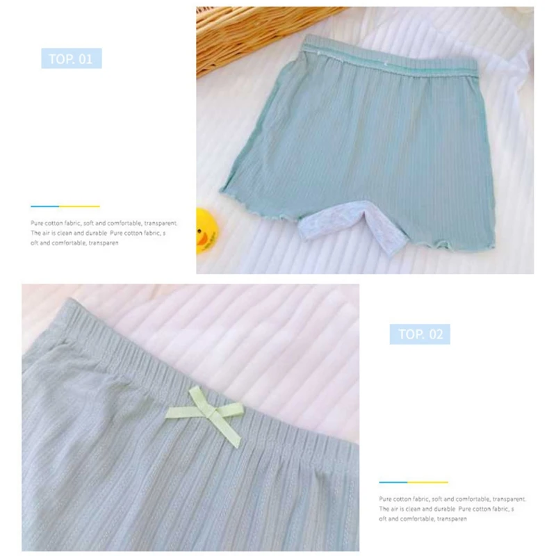 모달 코튼 여아 안전 바지, 최고 품질 어린이 짧은 바지, 어린이 속옷, 귀여운 솔리드 반바지, 여름 언더팬츠