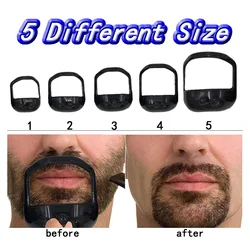 Men Beard Styling Tools Men Beard Goatee Shaving Template Beard Shaving Face Care Modeling Grooming Accessories