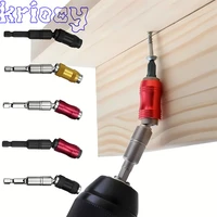1pc Drill Bit Holder Magnetic Swiveling Bit Tip Holder Set Drill Bit Extension Pivot 1/4 Inch Hex Quick Release Pivoting Screwd 1