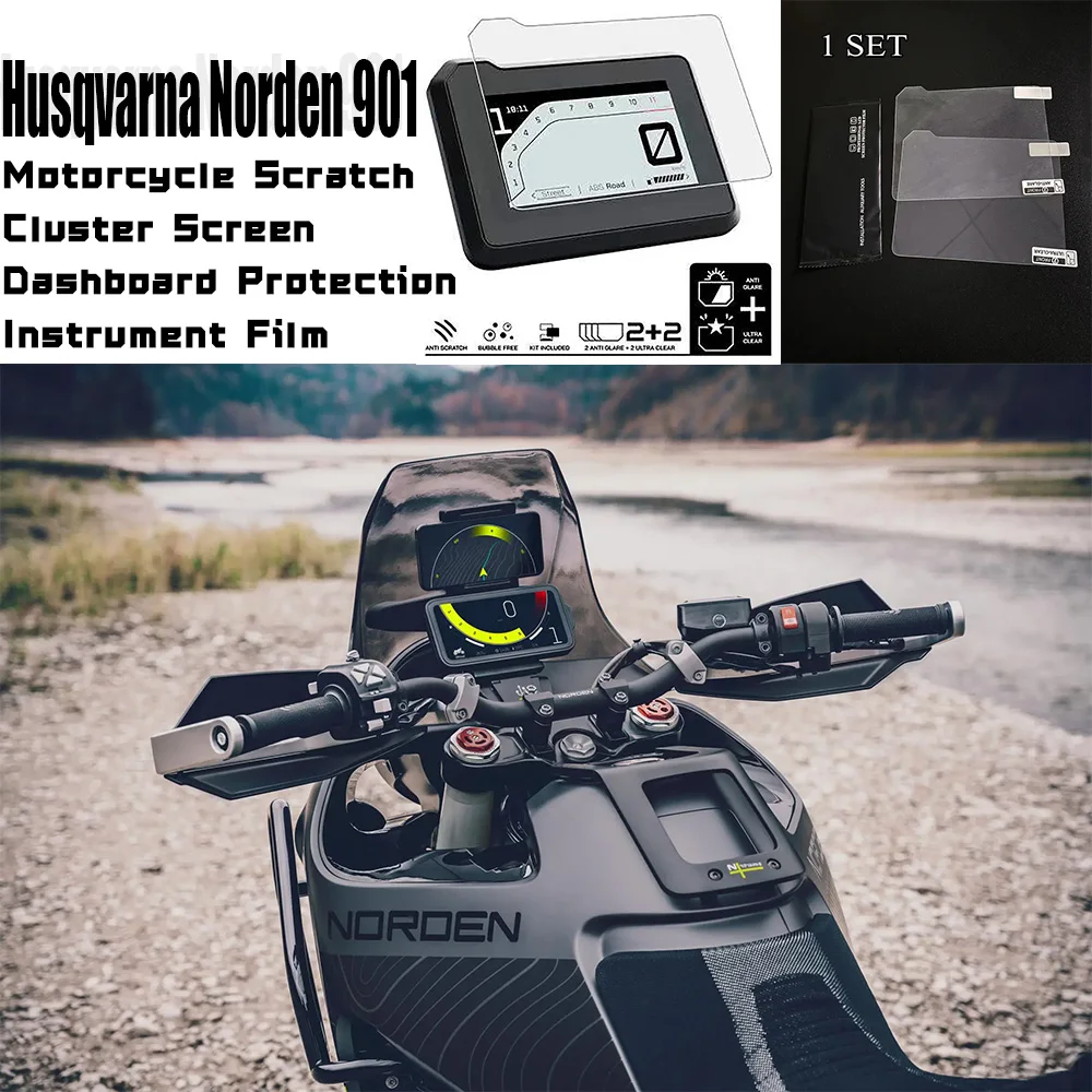 Motorcycle Scratch Cluster Screen Dashboard Protection Instrument Film For Husqvarna Norden 901 NORDEN901 norden 901 2022