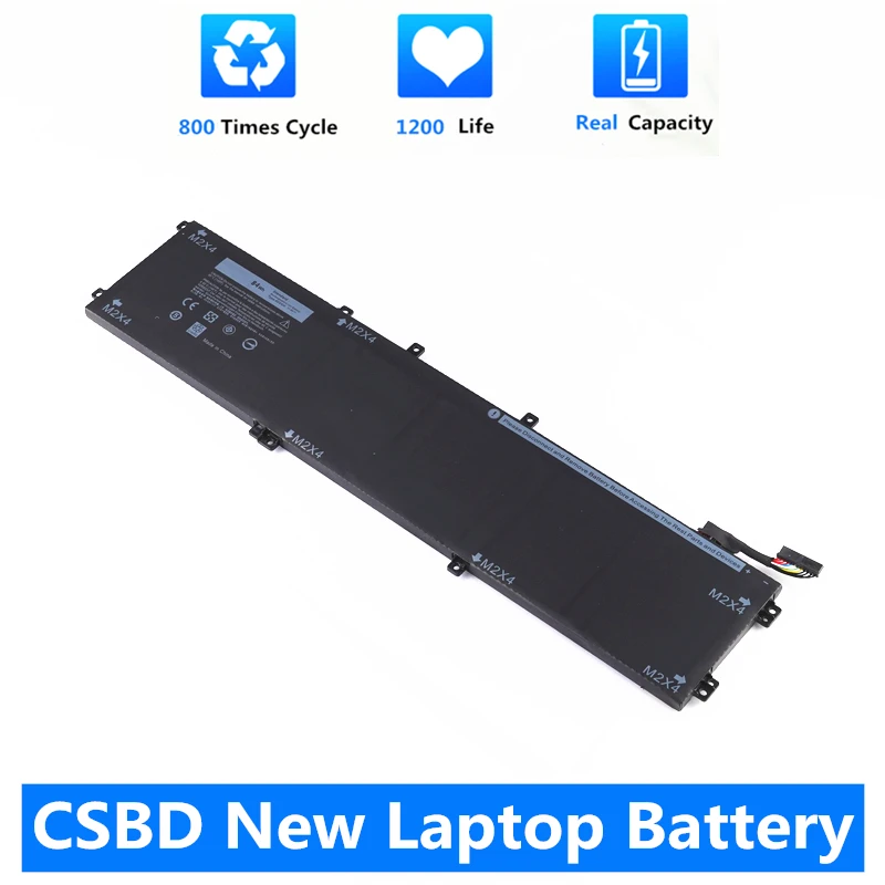 84WH 4GVGH Laptop Battery for Dell Precision 15 5000 5510 Mobile Workstation Dell XPS 15 9550 P56F P56F001 Infinity 1P6KD 01P6KD 0T453 5XJ28 T453X 62MJV M7R96 RRCGW Notebook