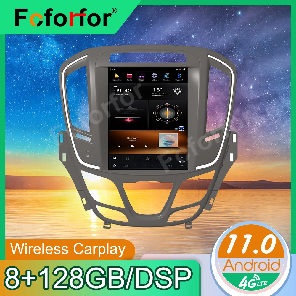 

8 + 128G Android для Buick новый лакросс GPS-навигатор автомобильный стиль Тесла вертикальный экран мультимедийный плеер автомобильное радио головное устройство