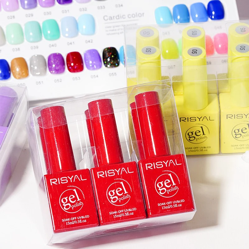 15ml Neon Gel Nail Polish Set - Vibrant Multi-Color Collection