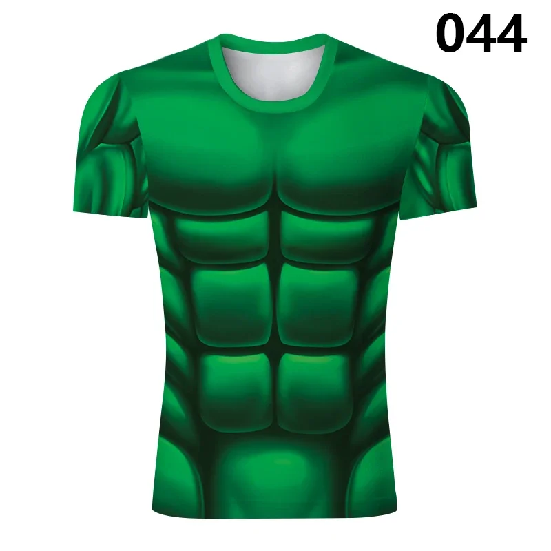 Summer Deadpool Wolverine T-Shirt Football Jersey Men Compression Spiderman Superheros Iron Man Short Sleeve Swimwear GYM Tops 3