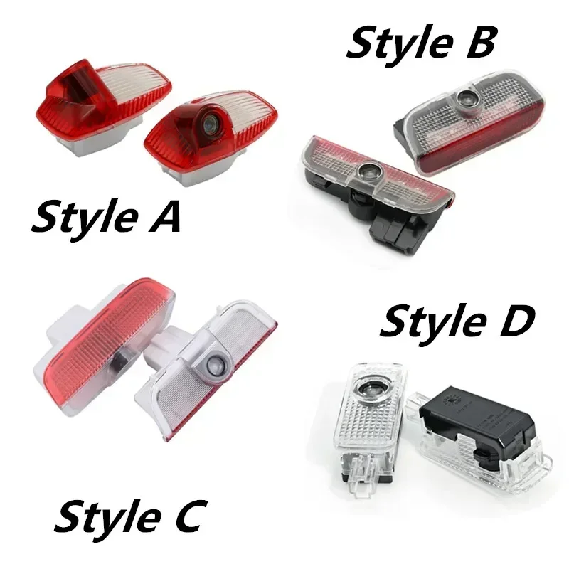 Led Car Door Logo Lights HD Laser Welcome Lamp Accessories For Porsche 911 Macan Cayenne 957 Boxster 987 986 718 Cayman Panamera