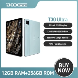 DOOGEE T30 Ultra Tablet 12GB+256GB 11 Inch 2.5K Helio G99 Octa Core Hi-Res Certified Quad Speakers 8580mAh Android 13 Tablet PC