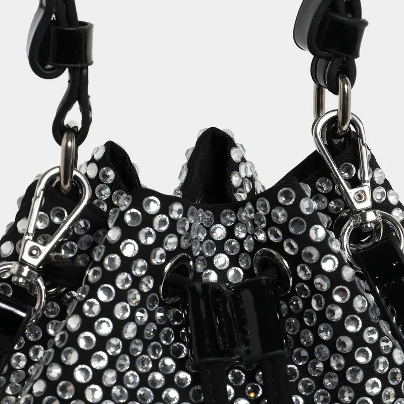 Luxury Fashion Women's Handbag Glitter Shiny Rhinestones Diamond Evening Bag Wedding Party Clutch Purse Shoulder Crossbody Bag