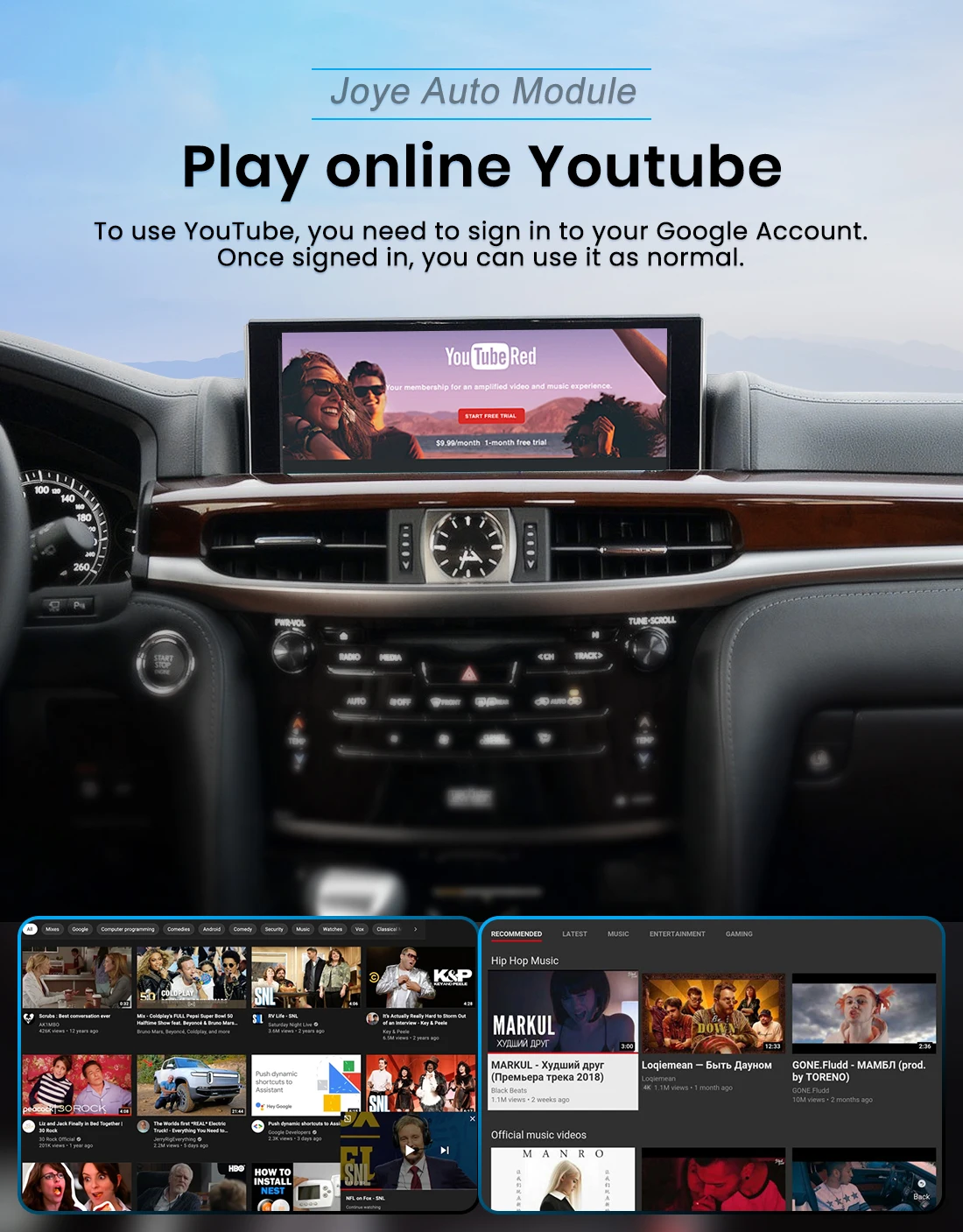 Wireless CarPlay Interface for Lexus