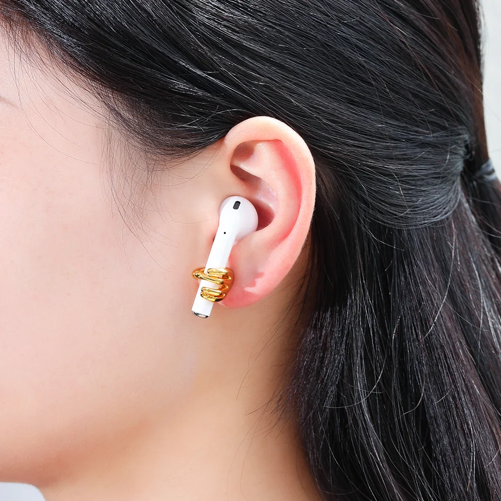 Airpod Jewelry Earrings Anti-Lost Earring Strap Wireless Earphone Holder  Connector for Airpods - AliExpress