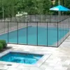 In Ground Black Self-Closing and Removeable Swimming Pool Fence Gate 5