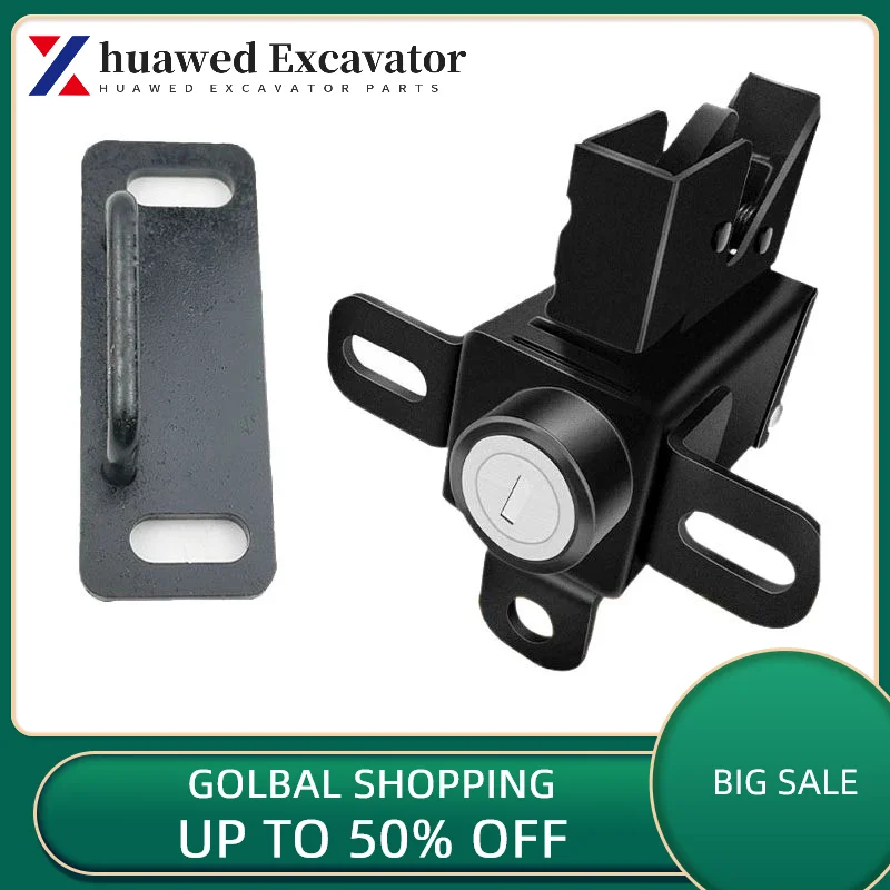 

for Hitachi zax70/60 rear lid lock trunk lock engine hood lock engine hood lock excavator accessories