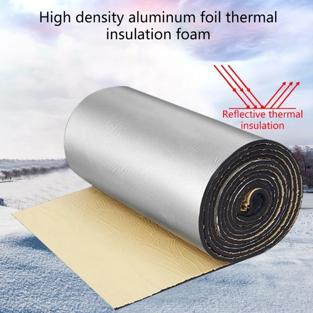 Tapis insonorisant pour voiture, 200x50cm, 3/6mm, tapis chaud anti-bruit,  capot isolant, pour moteur pare-feu, mousse thermique en coton - AliExpress