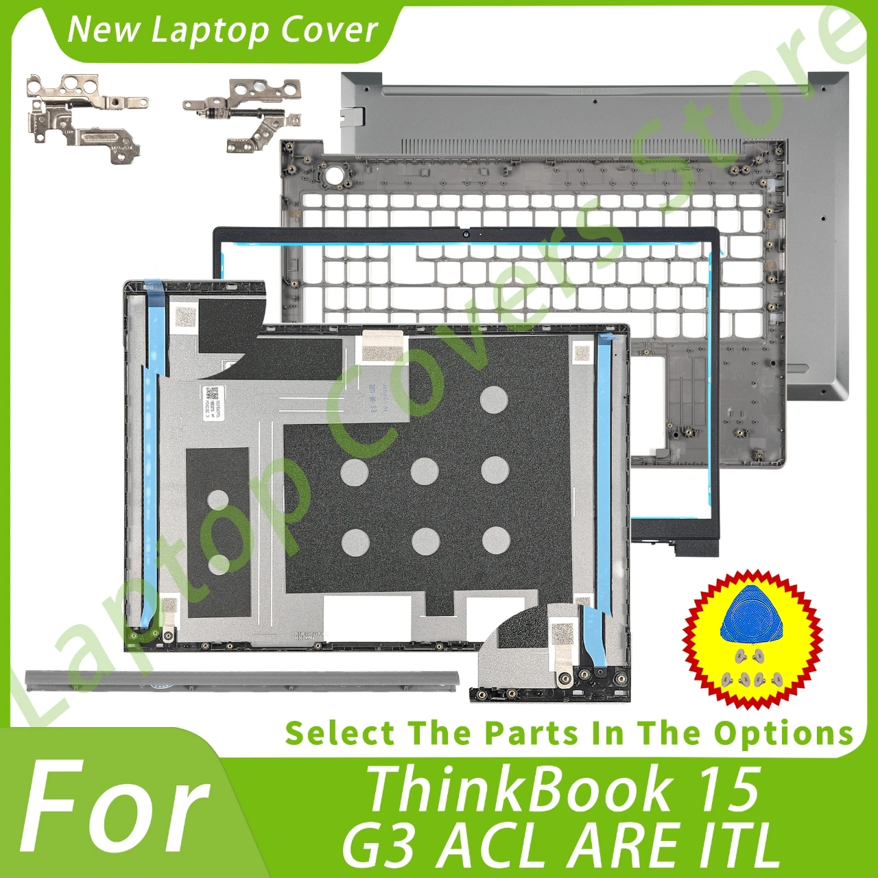 ThinkBook 15 G3 ACL ARE ITL 뒷면 커버/베젤/손목 받침대/하단..