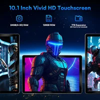 URAO 10 Inch Tablet Android 15 8-Core Tablets 24GB+128GB 1TB Expansion WiFi 6 5MP+8MP Stylus Keyboard Mouse Headphone PC PAD Set - Image 3