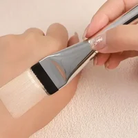 Ultra Thin Foundation Brush Lightweight and Thin Face Contour Brush Flat Contour Brush Blending Foundation Cream Makeup Brushes 1