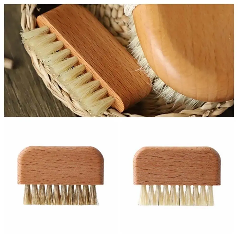 Nail Accessories Pig Bristle Nail Dust Brush Finger Polishing Dust Clean Nail Care Tools Nail Cleaning Brush Makeup Dust Clean