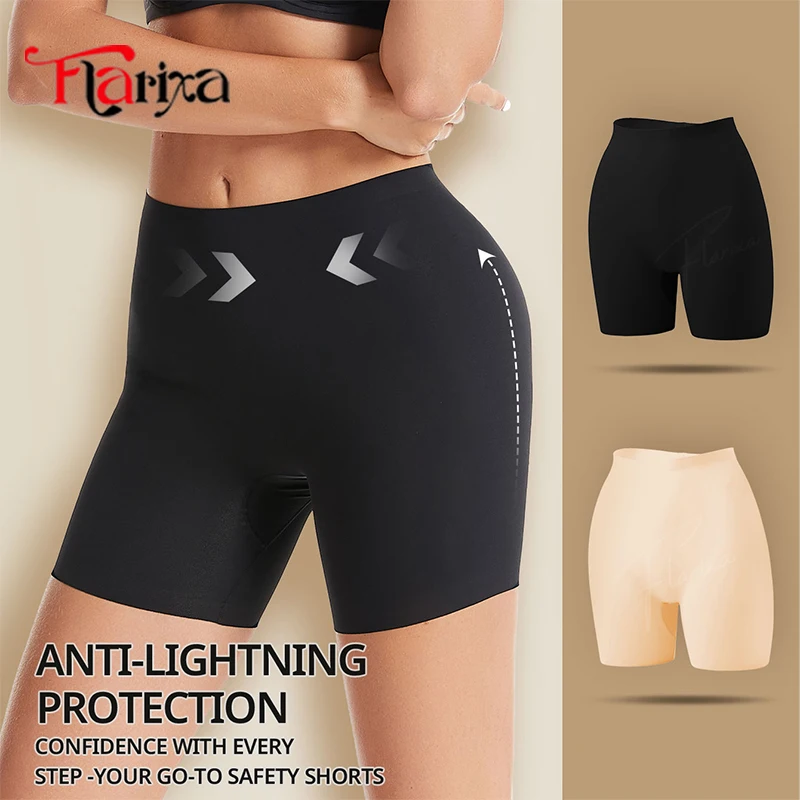 Women High Waist Safety Shorts Under Skirt Boxers Anti Chafing Thighs Comfortable Yoga Leggings Pants
