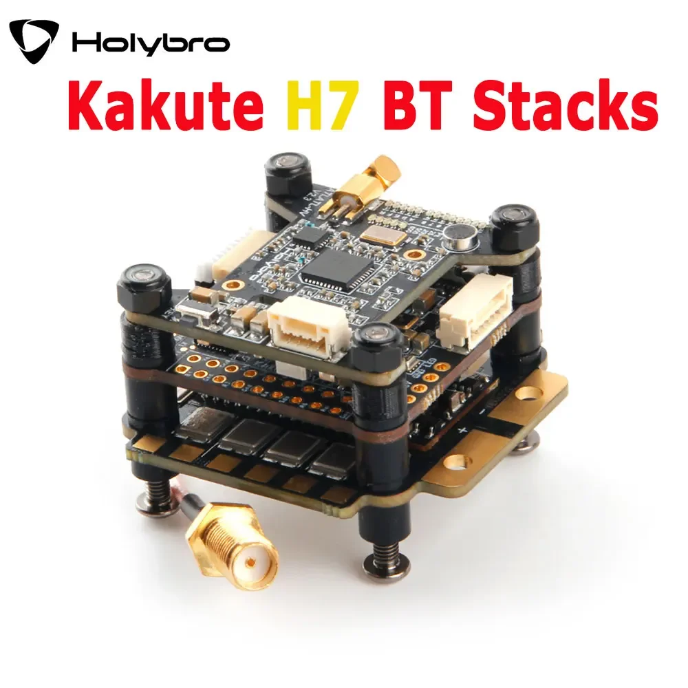 

Полетный контроллер HolyBro Kakute H7, система управления полетом MPU6000, H7, Tekko32 F4 50A / Matel 65A, 4-в-1 ESC Atlatl HV V2 VTX для FPV-дрона