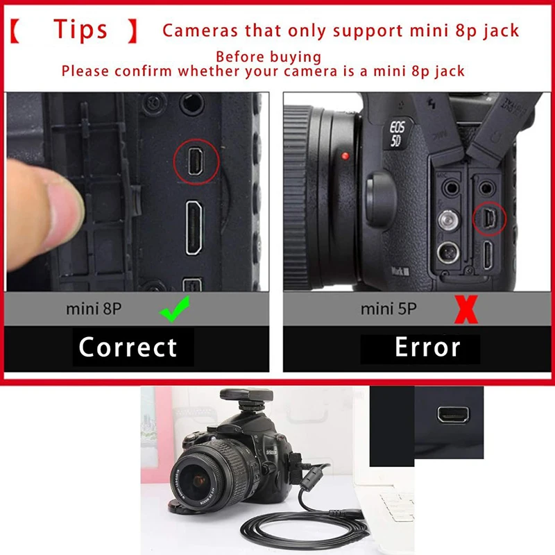 USB-8 핀 미니 USB 수 카메라 충전 데이터 케이블, 사이버샷 DSC-W800/ DSC-W810 카메라 니콘 올림푸스 펜탁스