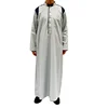 one cap and socks for free 138CM Popular Imported Korean Fabrics Malay Qatar Robe Muslim Men Clothing Islamic Jubba THOBE
