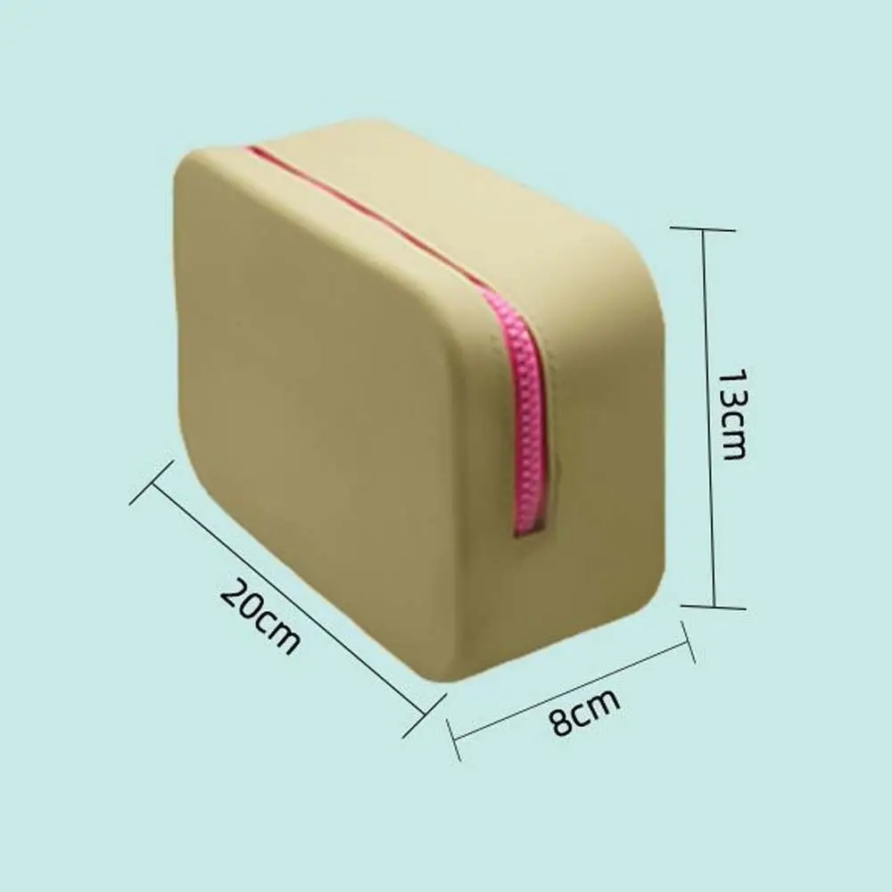 Portable Square Silicone Coin Purse Waterproof Lipstick Bags ID Credit Card Holder Girls Travel Organizer Accessories 6