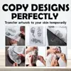 Tattoo Transfer Paper A4 Size Tattoo Stencil Paper Copy Paper Thermal Paper for Transfer Machine Printer Tattoo Accessories 6