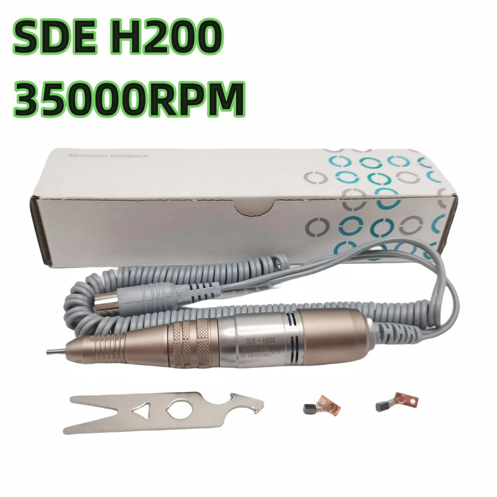 Strong 210 90 45K Micromotor Polishing Nail Drill Pen Machine Manicure Beauty Handpiece 2.35mm 105L 102L H37L1 H200 M45C 5