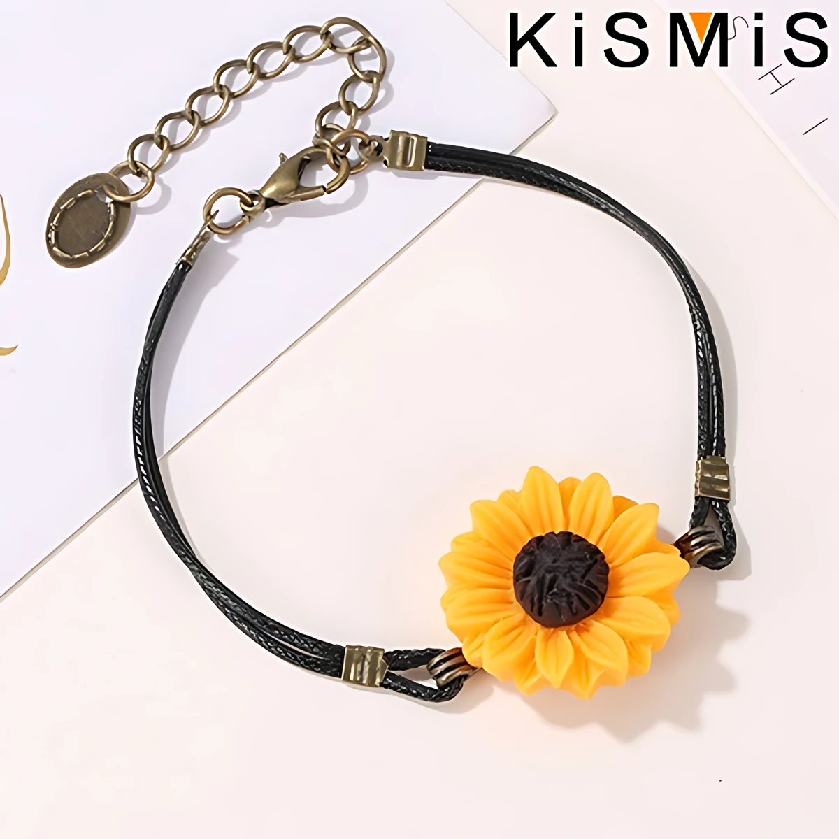 Kismis ひまわりブレスレット ひまわりジュエリー ひまわりギフト