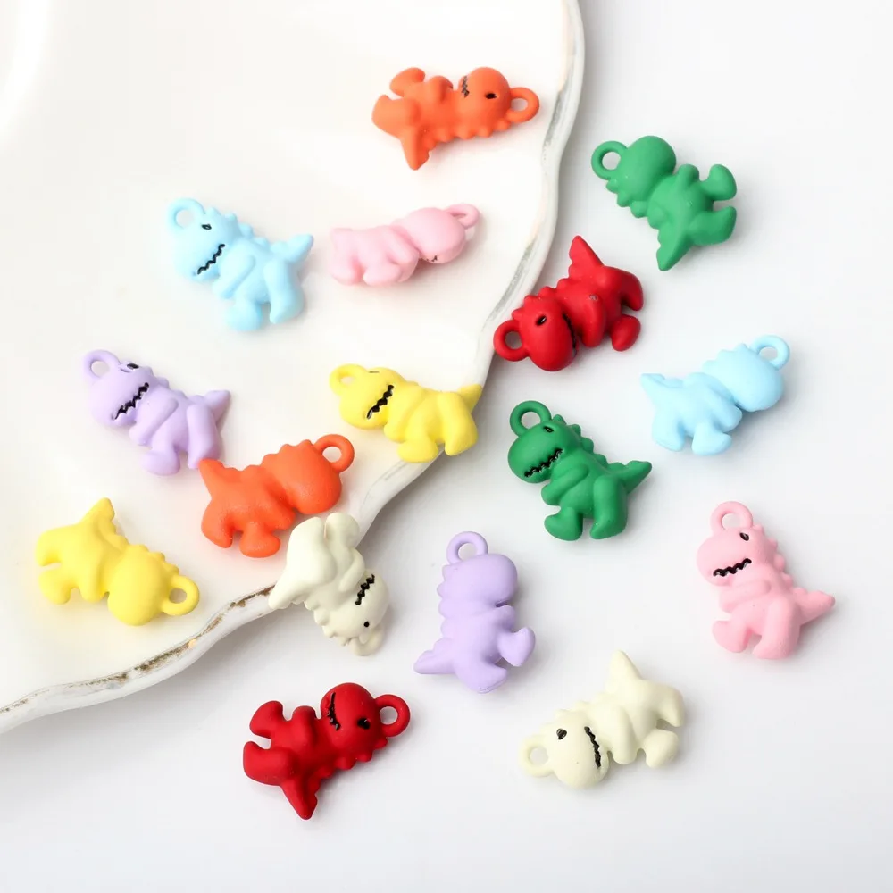 

10pcs Alloy Cute Animal Charms Dinosaur Pendant For DIY Necklace Bracelet Earrings Jewelry Making Handmade Ornament Accessories