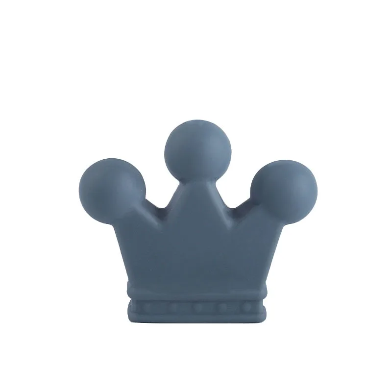 2ps Baby Pacifier Chain Accessories Baby Molar Bracelet Anti-dropping Nipple Pacifiers Accessories DIY Crown Silicone Beads