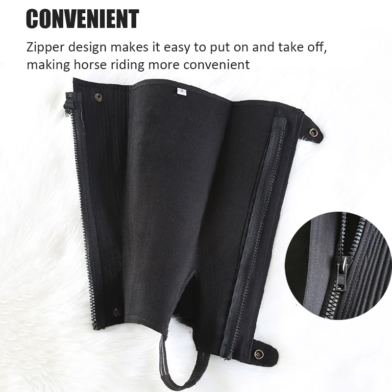 Faux Leather Riding Gaiters 2